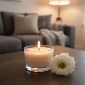 Соєва ароматична свічка в склянці 200 мл