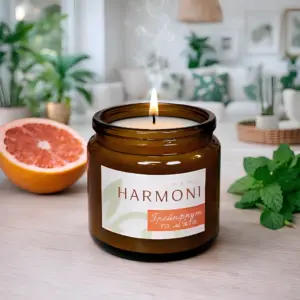 Соєва ароматична свічка HARMONI Amber Mini 100 мл