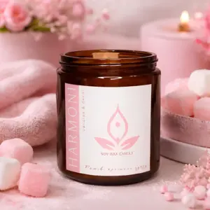 Соєва ароматична свічка HARMONI Amber Maxi 250 мл